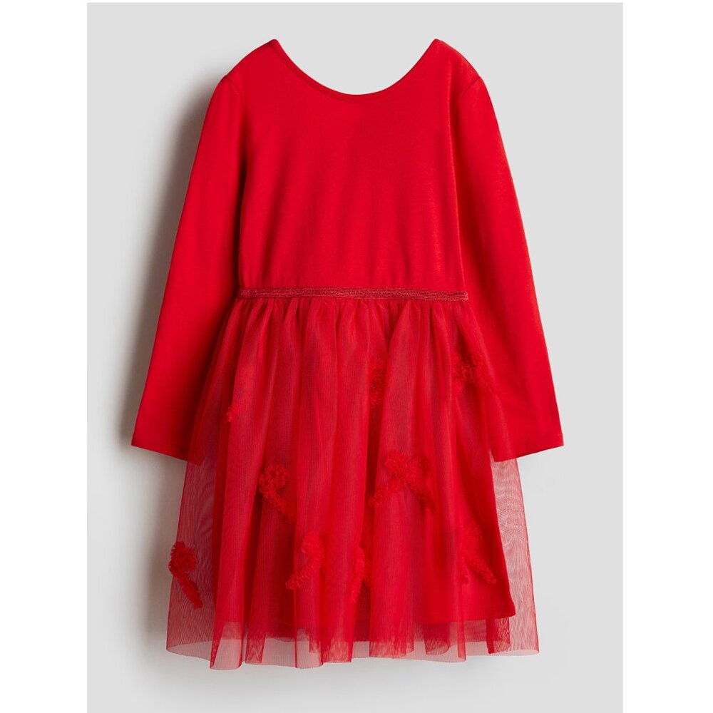 H&M Toddler Jersey Dress With Tulle Skirt (Built-in Skirt)